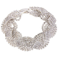Twist Bridal Bracelet  For Women - sparklingselections