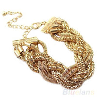 Womens Twisted Alloy Chain Bracelet - sparklingselections