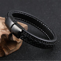 Men Genuine Leather  Bracelets - sparklingselections