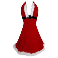 Women Sexy Christmas Festival  Red Costumes - sparklingselections