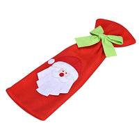 Red Wine Bottle Cover Bags For Table Decoration Home Party - sparklingselections