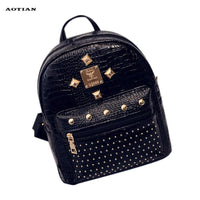 Women's PU Leather Backpacks - sparklingselections