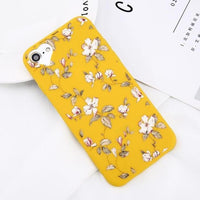 Flower Soft Cover Case For iPhone 8 mobile cover soft case - sparklingselections