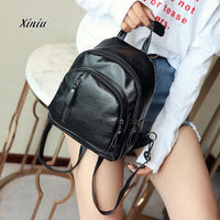 Women Leather Backpack  Multi-Function Shoulder Bag - sparklingselections