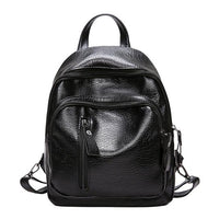 Women Leather Backpack  Multi-Function Shoulder Bag - sparklingselections