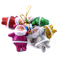 6 Pcs Christmas Trees Santa Claus  Hanging Ornaments - sparklingselections