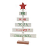 Merry Christmas Bedroom Desk Decoration Wooden Tree