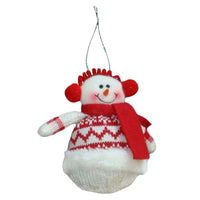 3 Pcs Cute Santa Claus Snowman  Pendant For Tree Decorations - sparklingselections