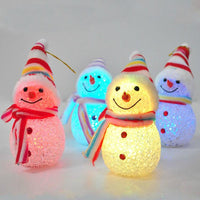 Light Up Glowing Snowman For Christmas Decoration - sparklingselections