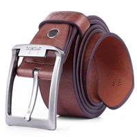 Fashion Leather Single Prong Belt For Men - sparklingselections