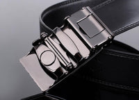 Automatic Buckle Black Belts For Men - sparklingselections