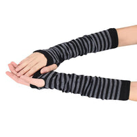 Winter Wrist Arm Hand Warmer Knitted Fingerless Gloves - sparklingselections