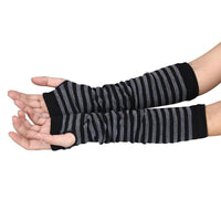 Winter Wrist Arm Hand Warmer Knitted Fingerless Gloves - sparklingselections
