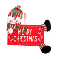 Christmas Decoration Xmas Santa Claus Woody Tree Ornaments - sparklingselections