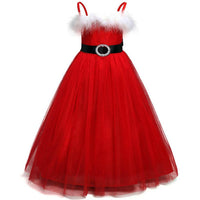 Kid Baby Girl Tutu Princess ball gown Dress Christmas Matching Outfit - sparklingselections