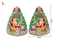 Merry Christmas Background Santa Claus Removable Wall Sticker - sparklingselections