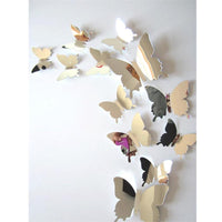 3D Mirror Acrylic Wall Sticker - sparklingselections