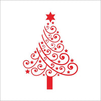 Merry Christmas Tree Wall Stickers - sparklingselections