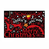 Merry Christmas Snowflake Window Sticker - sparklingselections