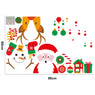 New Living Room Xmas Santa Claus Snowman Wall Sticker