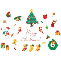 Home Decor Merry Christmas Wall Art Removable Kids Favorite Party Decoration Wall Stickers Decal - sparklingselections