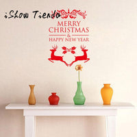 Merry Christmas Household Room Window Wall Sticker - sparklingselections