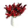 Bouquet Latex Berries Artificial Flowers Auspicious Christmas Fruits For Home