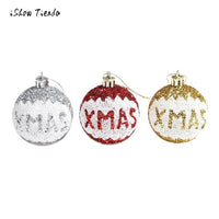 3Pcs Led Merry Christmas Tree Bulb Light Ball Ornament For Christmas - sparklingselections