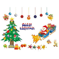 Santa Claus Removable PVC Child  Wall Sticker - sparklingselections