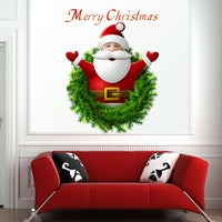 Cartoon Santa Claus Wall Sticker For Home - sparklingselections