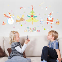 Merry Christmas Wall Sticker For Kids Rooms - sparklingselections