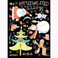 Merry Christmas Wall Sticker For Kids Rooms - sparklingselections