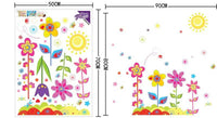 New Flower Butterfly Removable Vinyl Decal - sparklingselections