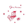 Merry Christmas Santa Claus Xmas Home Decoration 61*60cm PVC Wall Decals