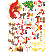 Vinyl 3D Wall Sticker Christmas Wallpaper - sparklingselections