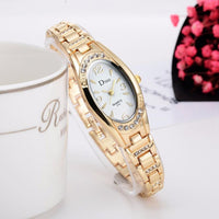 Women's Gold Plated Elegant Watch - sparklingselections