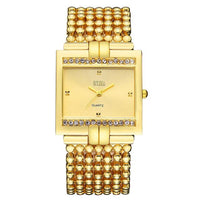 Womens Full Stainless Steel Quartz Watch - sparklingselections