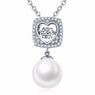 Women Fine Jewelry with 10mm Natural Freshwater Pearl