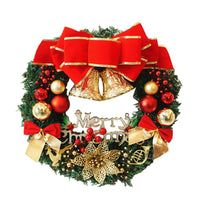 30cm Christmas Large Wreath Door Wall Ornament - sparklingselections