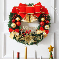 30cm Christmas Large Wreath Door Wall Ornament - sparklingselections