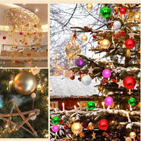 3CM Christmas Balls Tree Hanging  Decorations Christmas Tree Ornament 12 Pcs - sparklingselections