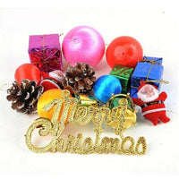 Christmas Tree Pendant Decoration Christmas Ornaments 15 Pcs - sparklingselections