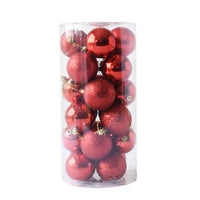 24pcs Shiny and Polshed Glossy Christmas Tree Ball - sparklingselections