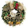 Merry Christmas 40cm Garland Window Door Decorations