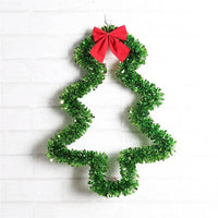 Christmas Tree Decorations With Red Bowknot Bar - sparklingselections