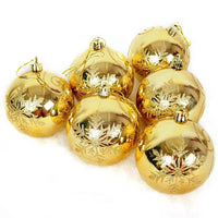 6Pcs Christmas Balls Xmas Tree Decorations Hanging Ornament For Christmas - sparklingselections