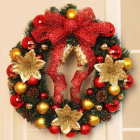 40cm Christmas Large Wreath Decoration Door Wall Ornament - sparklingselections