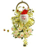 Santa Claus Head Christmas Tree Decoration Pendants Jingle Bell