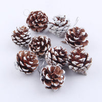 9 Pcs Christmas Ornament Pine Cones - sparklingselections