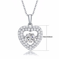 Women  Heart Necklaces Pendant - sparklingselections